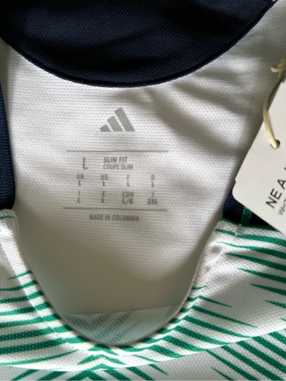 NWT Adidas New England Revolution 25/26 Away Pine Tree Jersey Authentic Size L